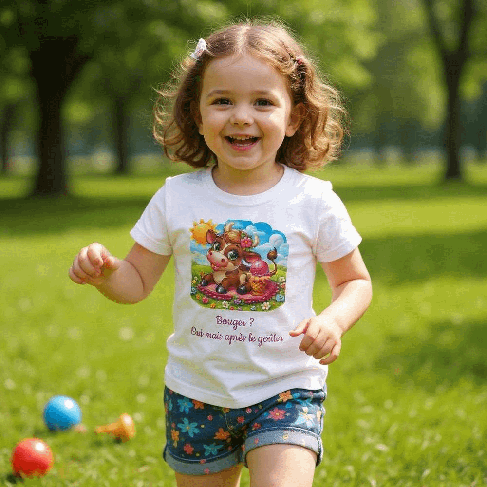 T-shirt fille Taureau