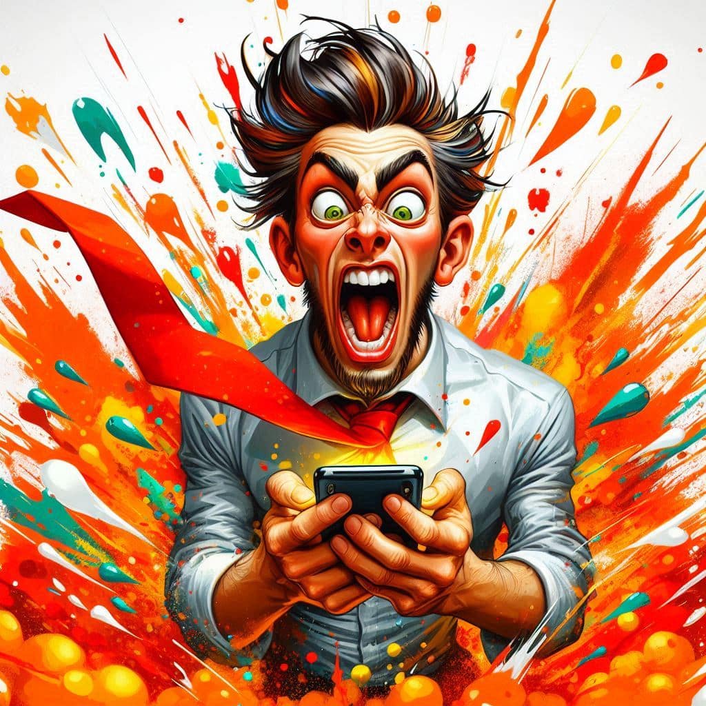 Caricature représentant la mauvaise habitude du Bélier