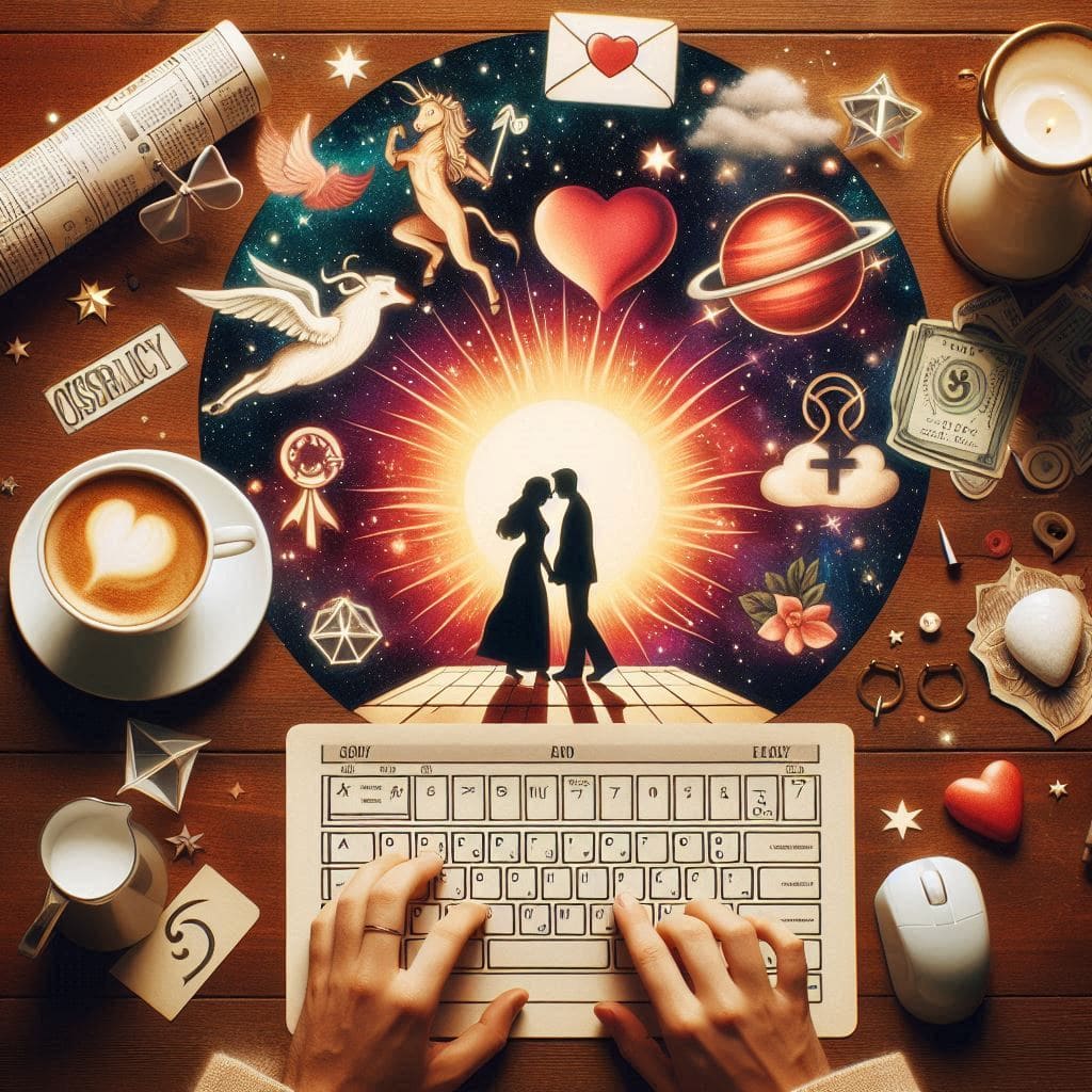 image qui illustre l'influence de l'astrologie sur l'amour, la carrière et la chance