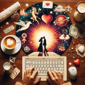 image qui illustre l'influence de l'astrologie sur l'amour, la carrière et la chance