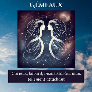 Couverture portrait astral Gémeaux