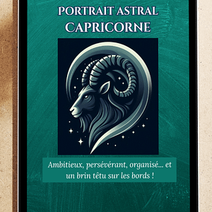 Portrait Astral - Capricorne