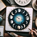 Image illustrant les cycles lunaires, pour symboliser leurs influences sur notre vie quotidienne