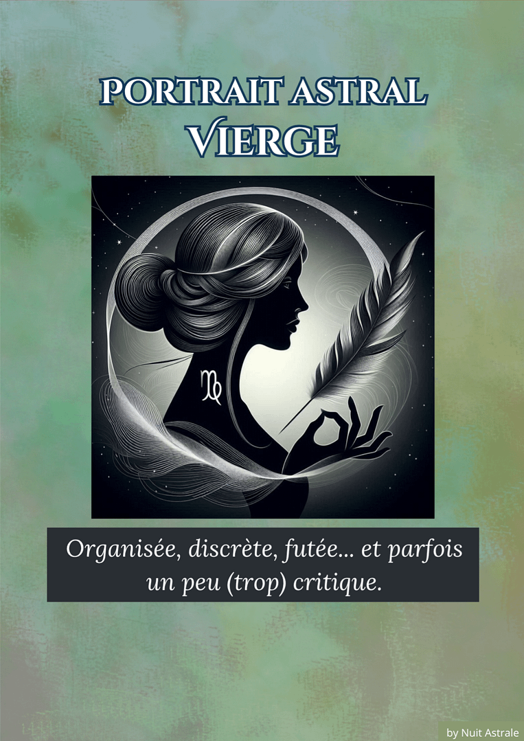 Couverture portrait astral Vierge